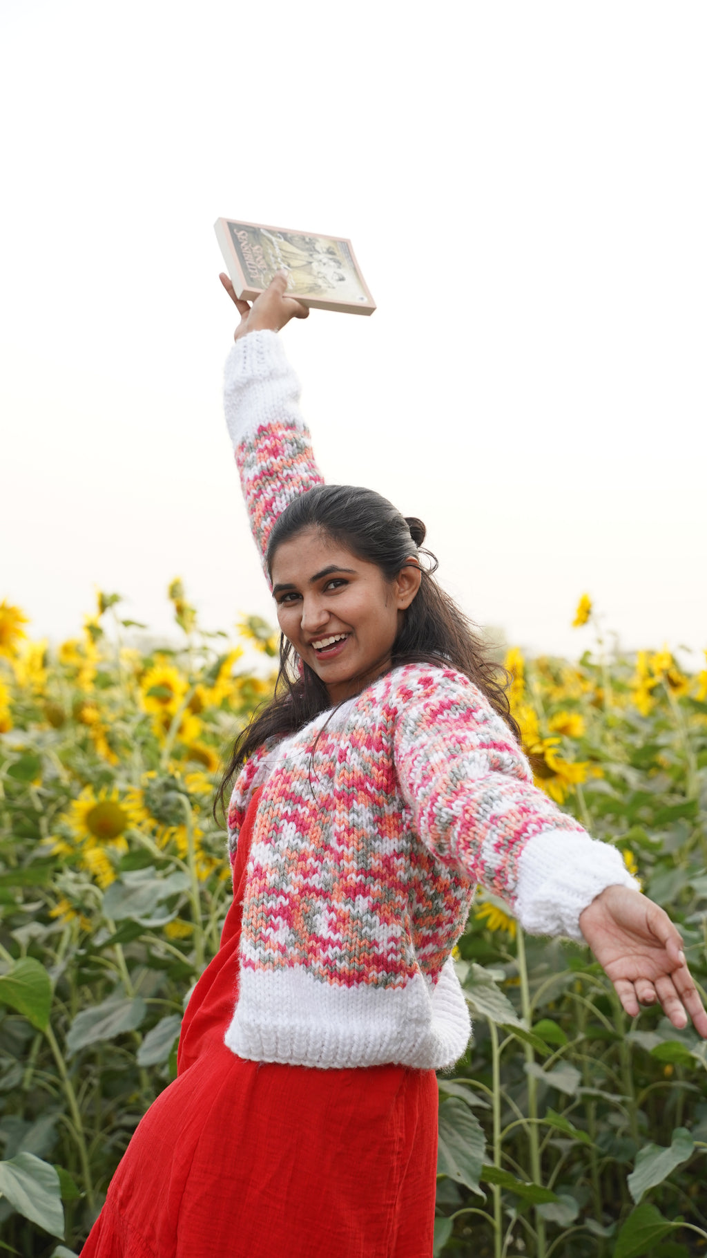 Sunset Confetti Button Cardigan